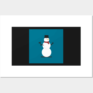 Snowman Posters and Art